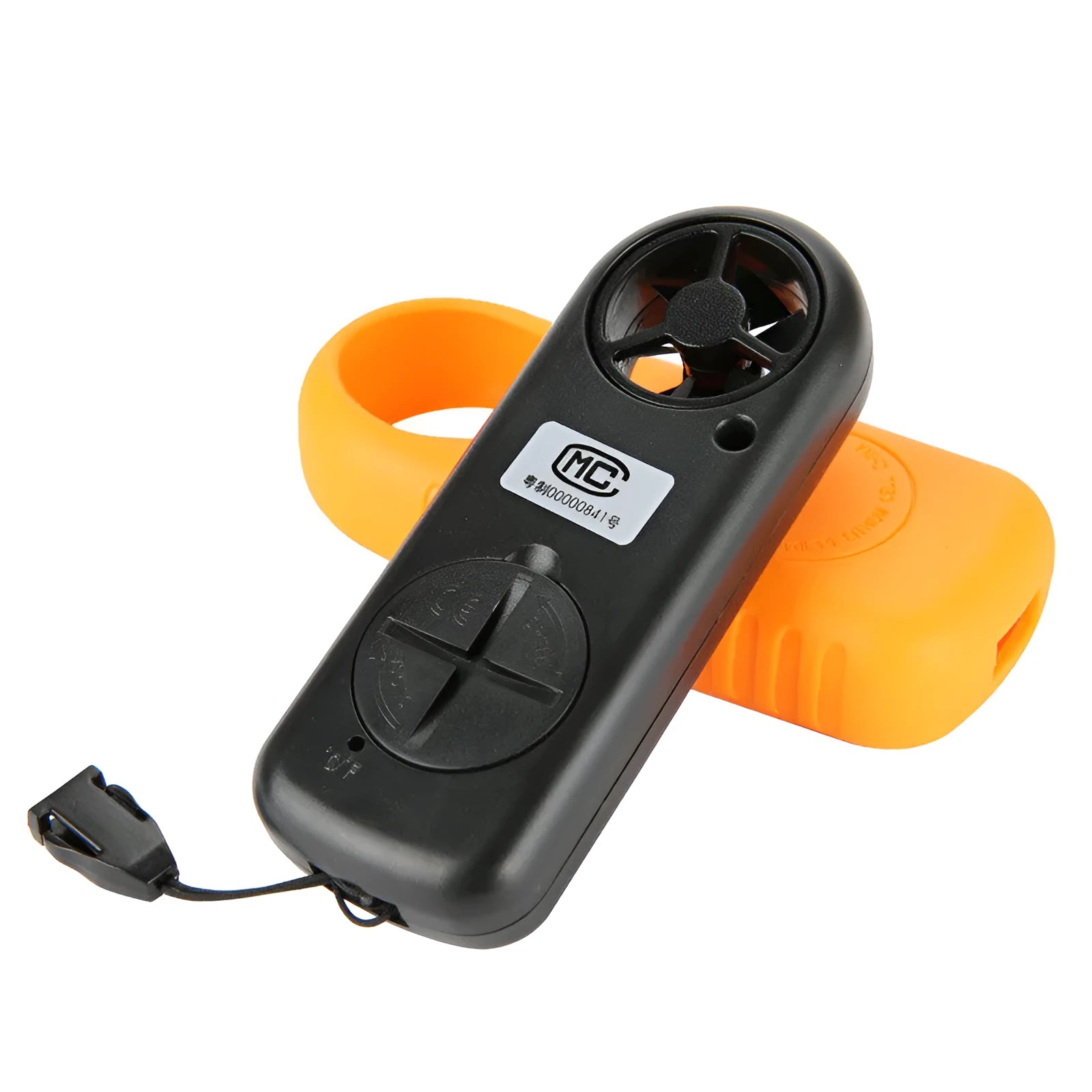 Biaozhi orange digital portable wind speed measuring instrument handheld anemometer