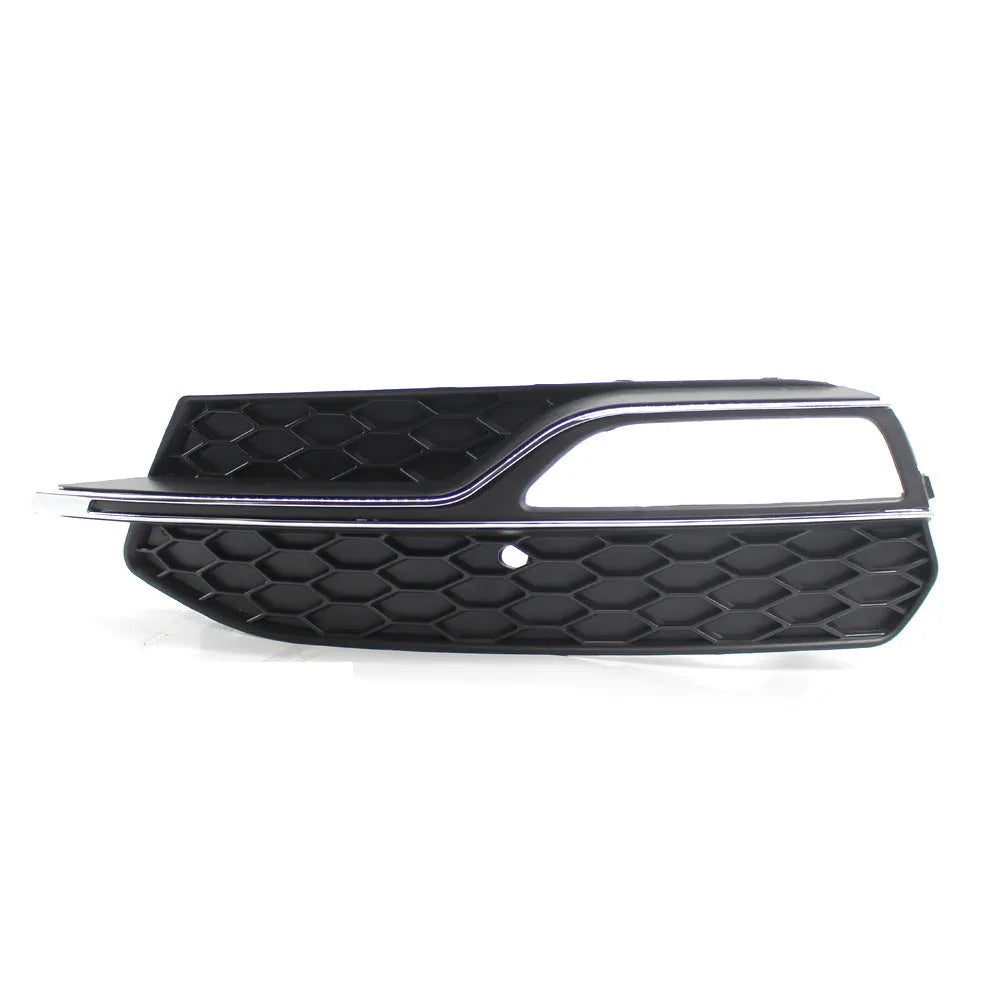 Black ABS bumper fog lamp grille for 2013-2016 Audi A3 Sport S3 with electroplating finish