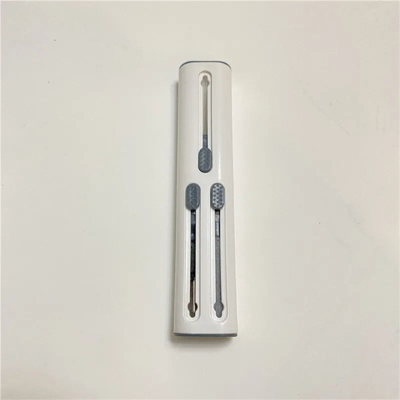 AirPods Pro cleaning pen kit with white and red double-headed design, showing brush and sponge tools.