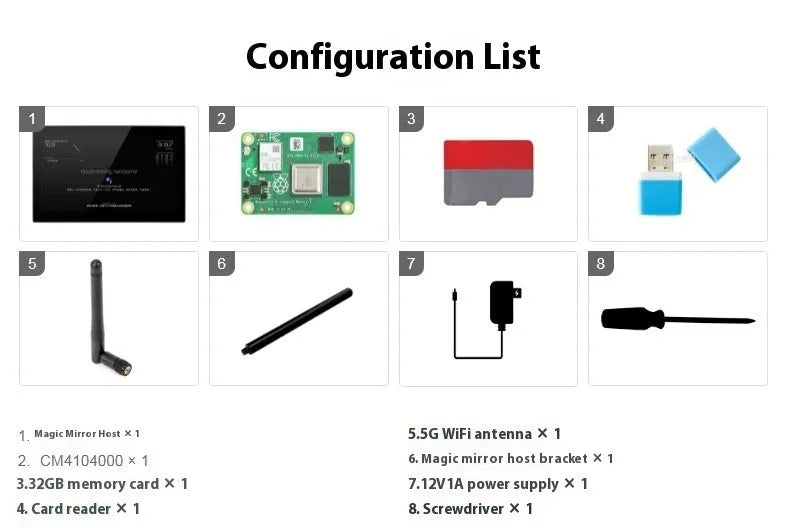 13.3-inch integrated computer voice assistant touch display screen with ABS housing.