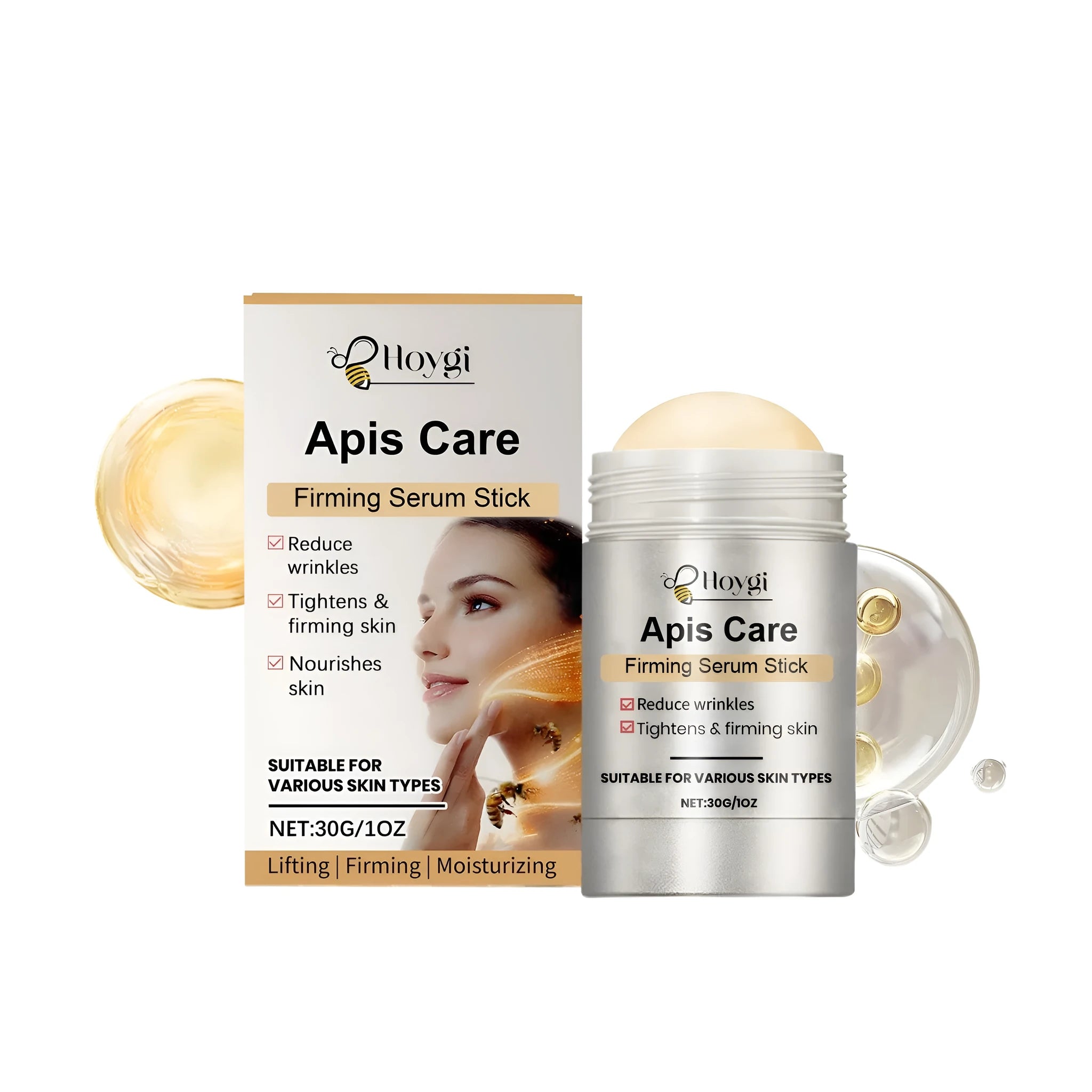30g skin tightening essence stick applicator for facial contouring