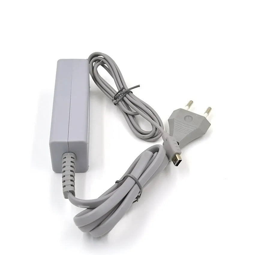 Wii U tablet power supply charger with ABS casing, 15.8 cm length, black