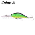 10.5cm hard fishing lure with deep diving lip and multiple colour options