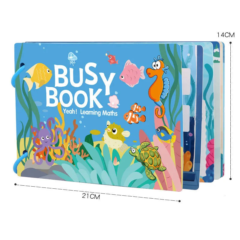 Paper educational toy set for children aged 3-6 years showing animal version with colourful illustrations