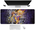 Custom mouse pad 80 x 40 cm rubber cloth black antiskid desk mat with wrist guard and 3mm thickness