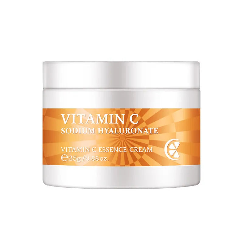 Sakura Cream Moisturizing Lotion 25g VC Essence cream in a compact jar for face moisturising and hydration