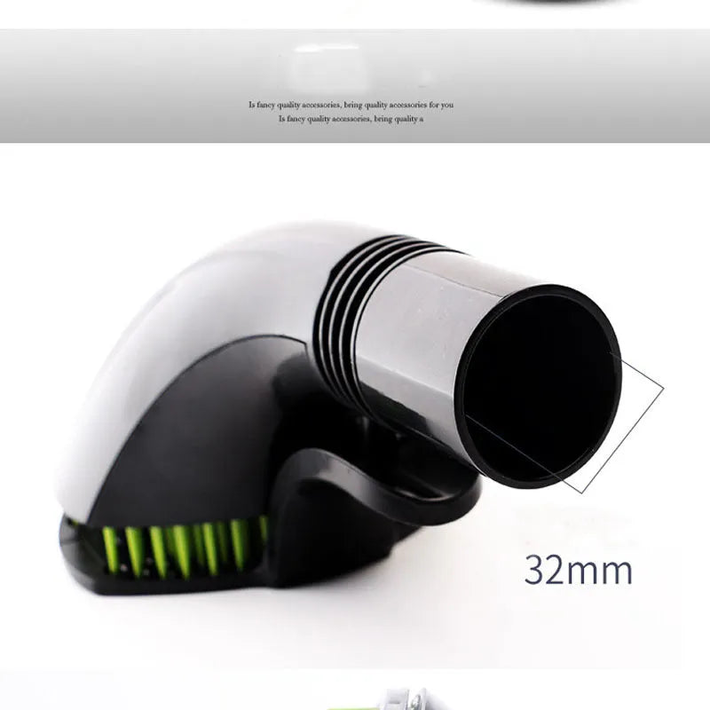 Black and green pet grooming brush with TPE bristles and ABS handle for loose hair removal