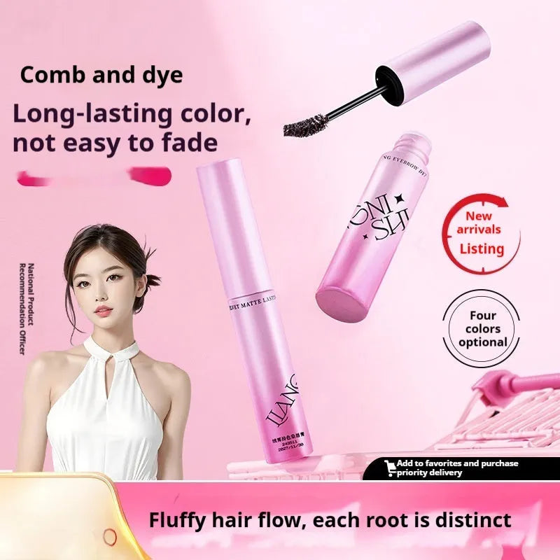 Velvet Fog Eyebrow Cream pot in 4.5g size showing one of four colour shades: Coconut Palm Milk Coffee, Raw Latte, Coffee Pink Latte, or Raw Latte.