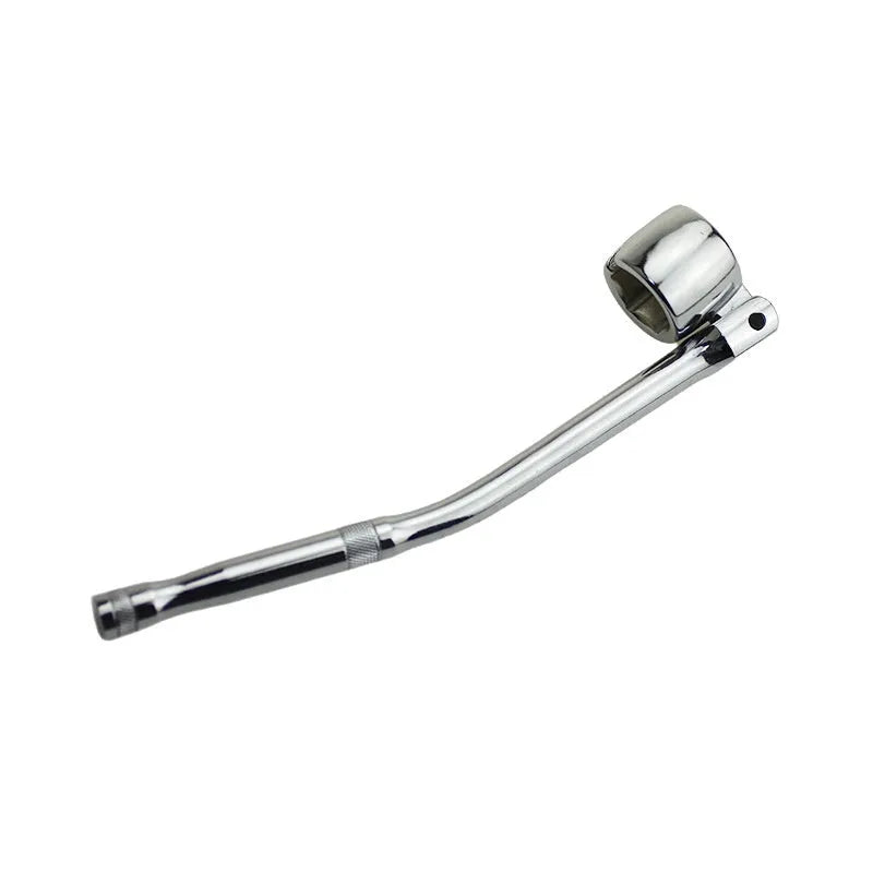 22mm hexagonal oxygen sensor removal tool with 270mm chromium vanadium steel construction and bright chrome finish