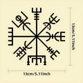 Square 13x13 cm vegetarian notebook design car sticker decal