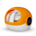 Plastic automatic cat feeder with chip identification and anti-grab design, UK plug