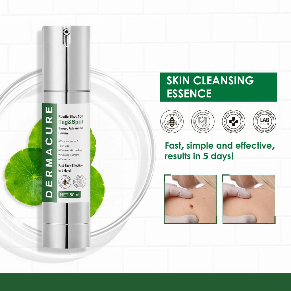 50ml bottle of gentle facial care solution for men and women with non-standard formula