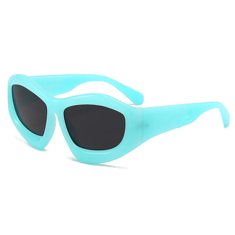Concave shape sunglasses for men and women with bubble element design