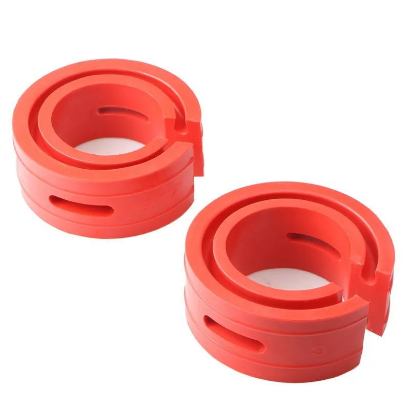 Red rubber car shock absorber spring buffer cushion for heightened chassis general vehicle model