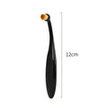 Black fibre silk pet tear brush for cats, makeup-brush style tear stain cleaning tool.