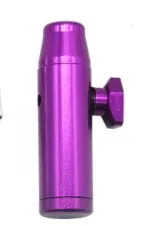 Aluminium alloy cigarette holder metal pipe with flat head bullet snuff design in seven colours