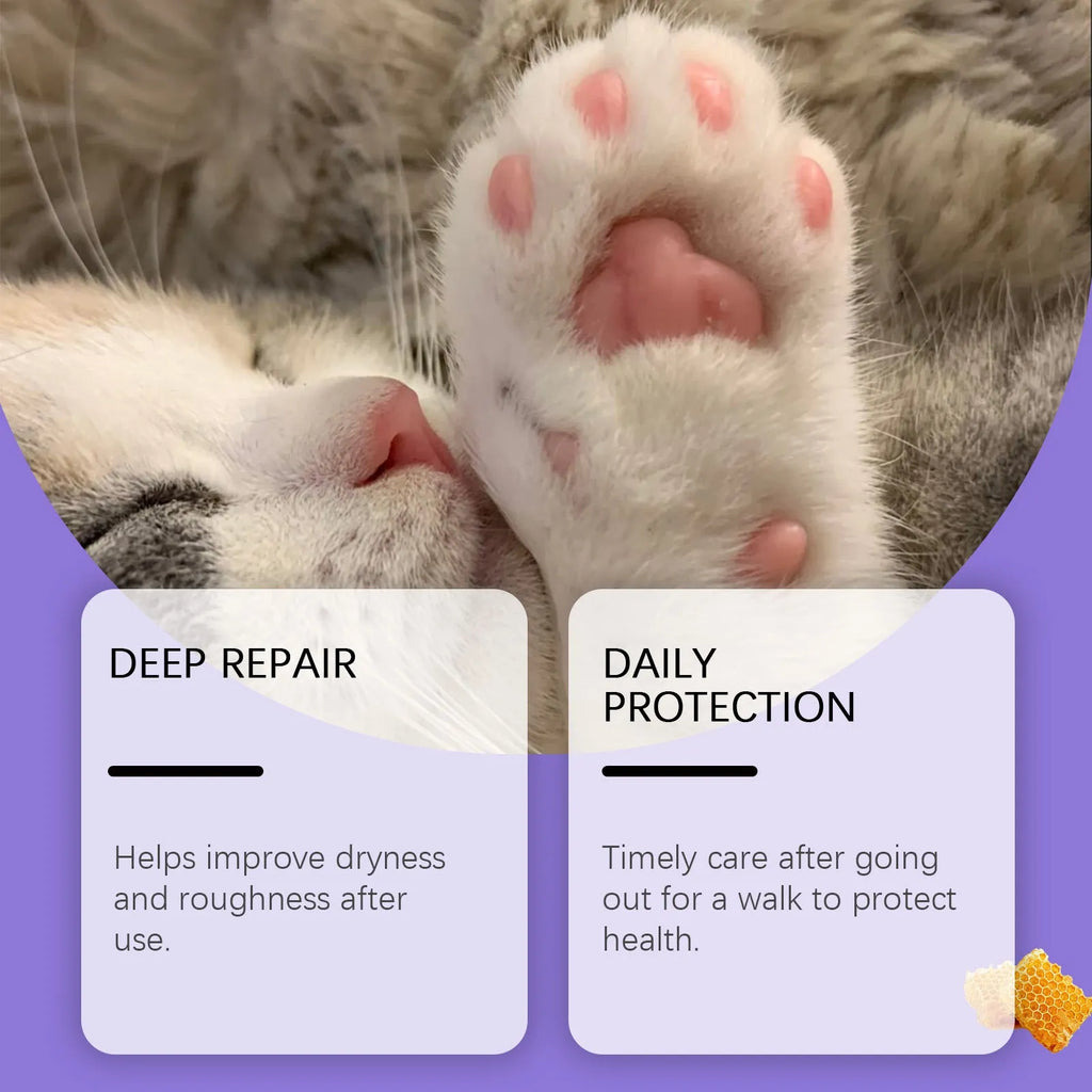 30g tube of dog paw soothing care cream on a light background