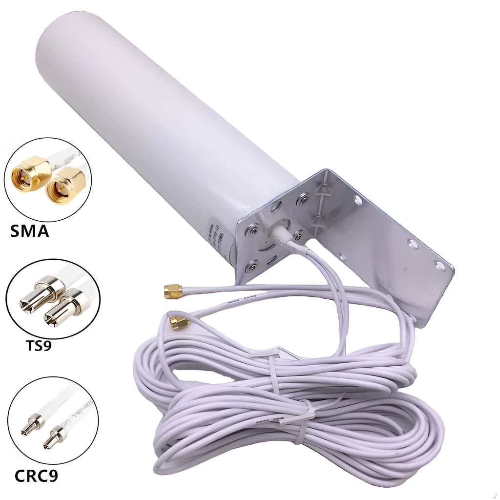 4G LTE router antenna 12dBi omni outdoor with CRC9 SMA TS9 connectors
