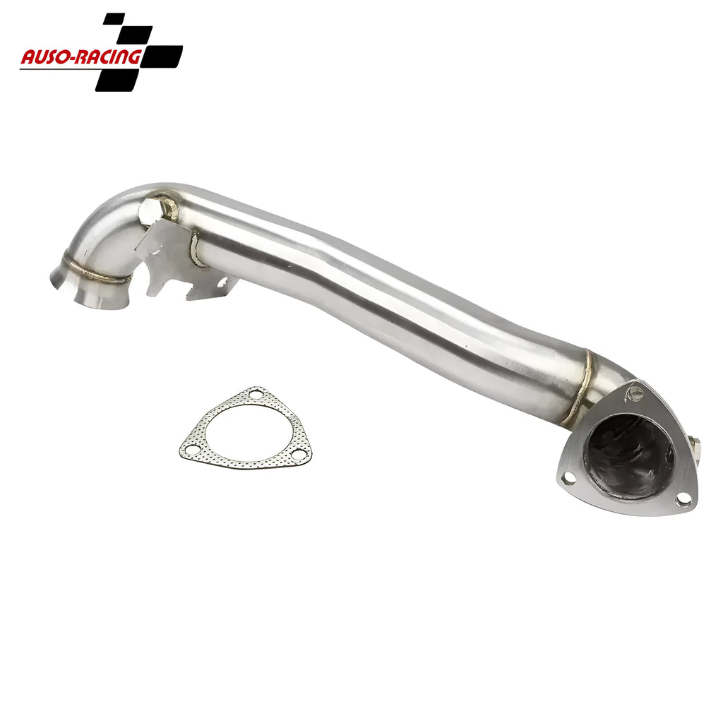 Silver stainless steel exhaust pipe for Mini Cooper R55-R61 1.6 Turbo 2007-2016