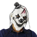 Halloween zombie mask collection showing 14 styles including clown, demon, and vampire masks for fancy dress