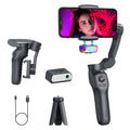 RK Series foldable handheld smartphone stabilizer head in gun colour.