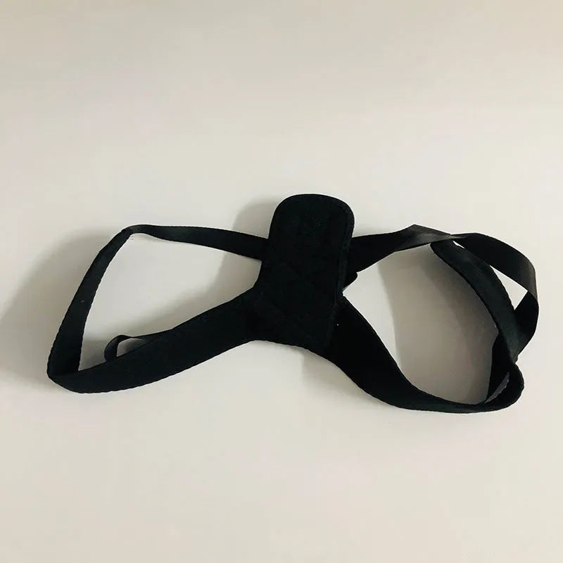 Babaka nylon sitting posture correction belt shown in two style types.
