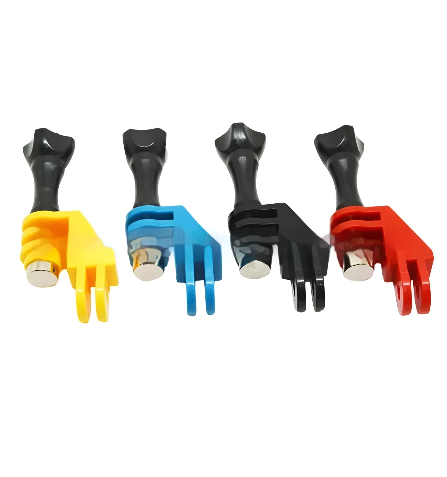 Sports camera corner adjusting arm in black plastic with 90-degree angle for multi-angle shooting