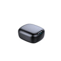 Black and white TWS Bluetooth 5.0 wireless headphones with charging case