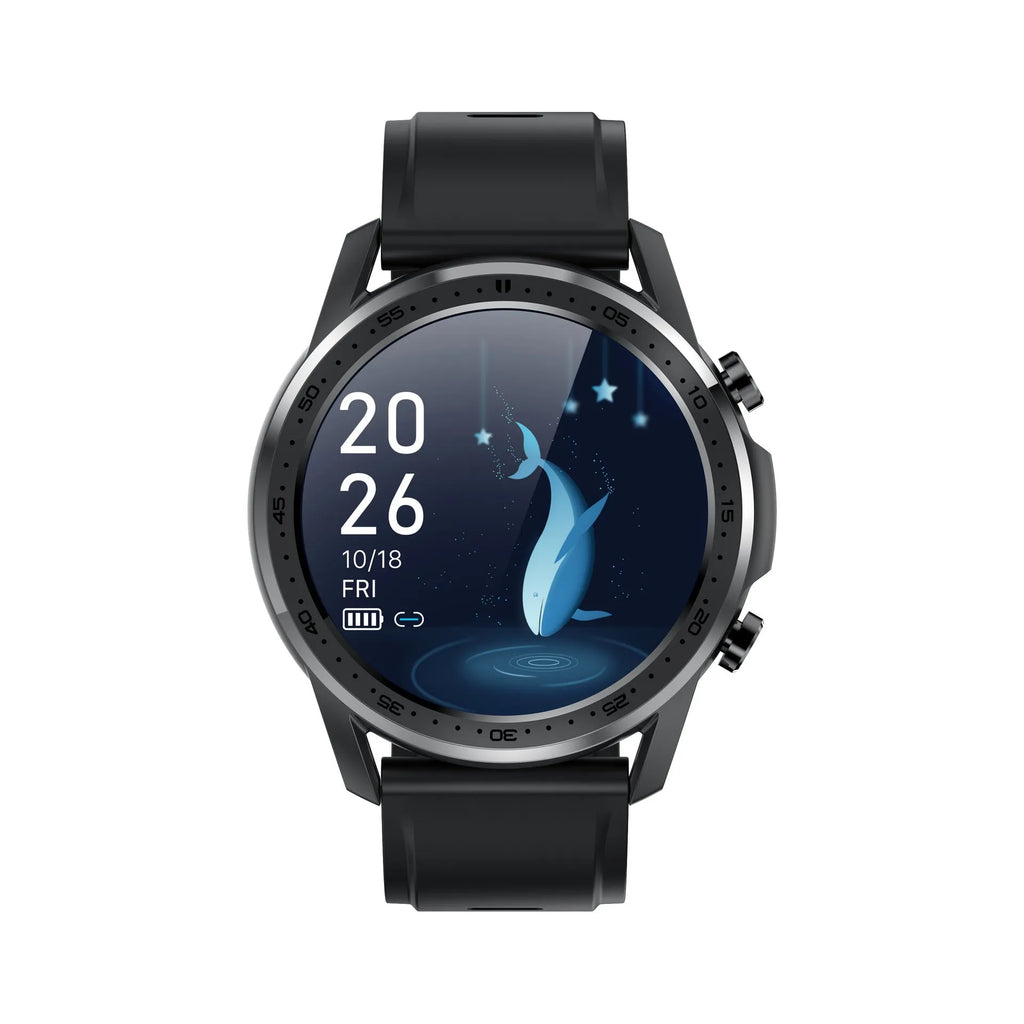 Youth2 Body Temperature Smart Bracelet in zinc alloy with a 1.3-inch screen and wristband.