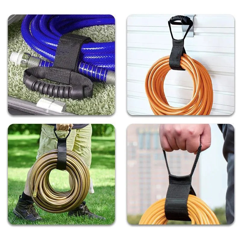 Portable heavy-duty storage strap with Velcro handle, nylon, sizes S M L