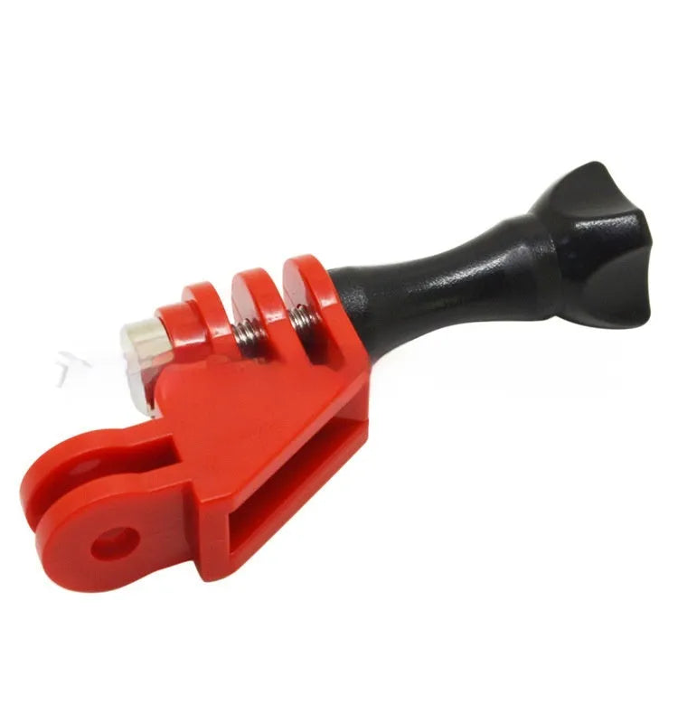 Sports camera corner adjusting arm in black plastic with 90-degree angle for multi-angle shooting