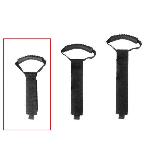 Portable heavy-duty storage strap with Velcro handle, nylon, sizes S M L
