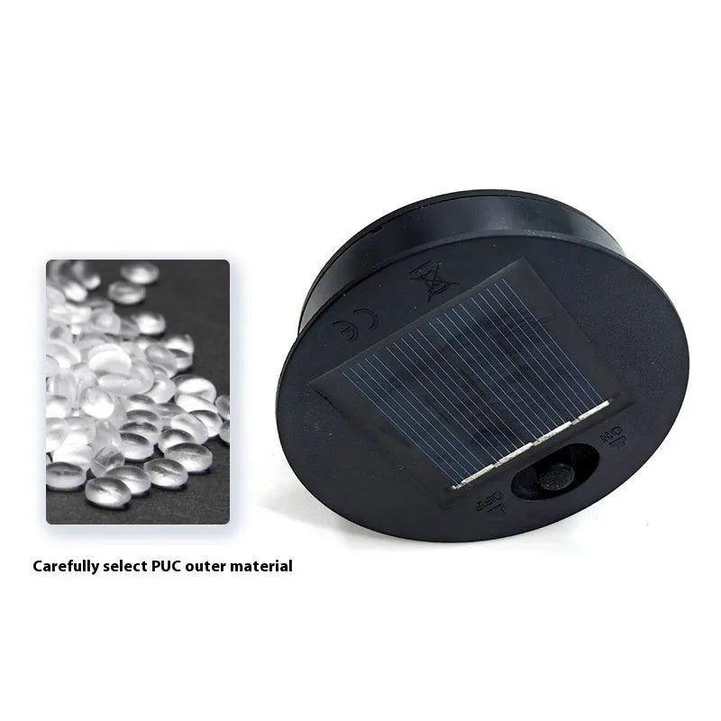 Oval solar LED battery box accessory, 2cm by 7cm, 1.2V 0.02W, IP44, for garden solar lights