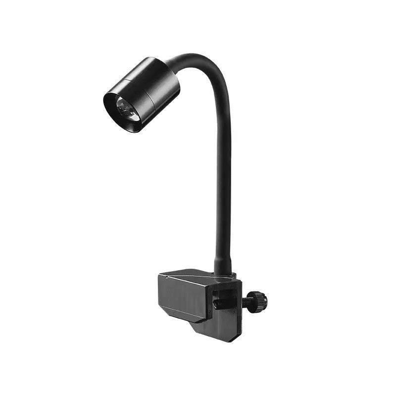 Mini LED aquarium light with clip-on mounting for small 15-40cm fish tanks