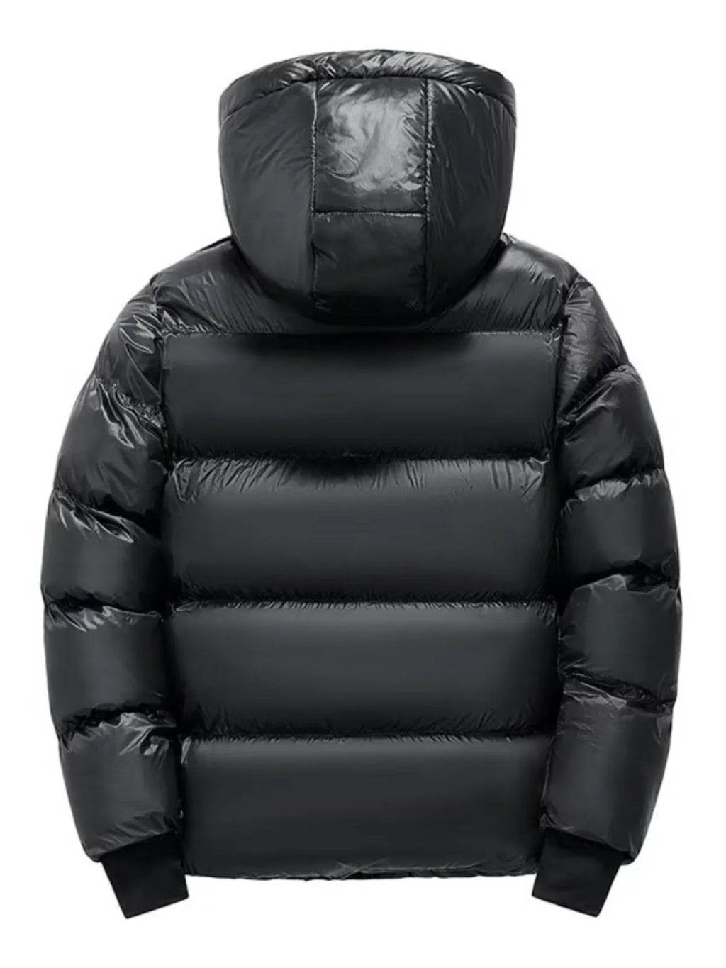 Thickened couple's cold-proof cardigan jacket in style 9956 with white duck down filling and chlorine fibre shell
