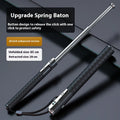 Automatic spring expandable baton in titanium black with aluminium alloy construction