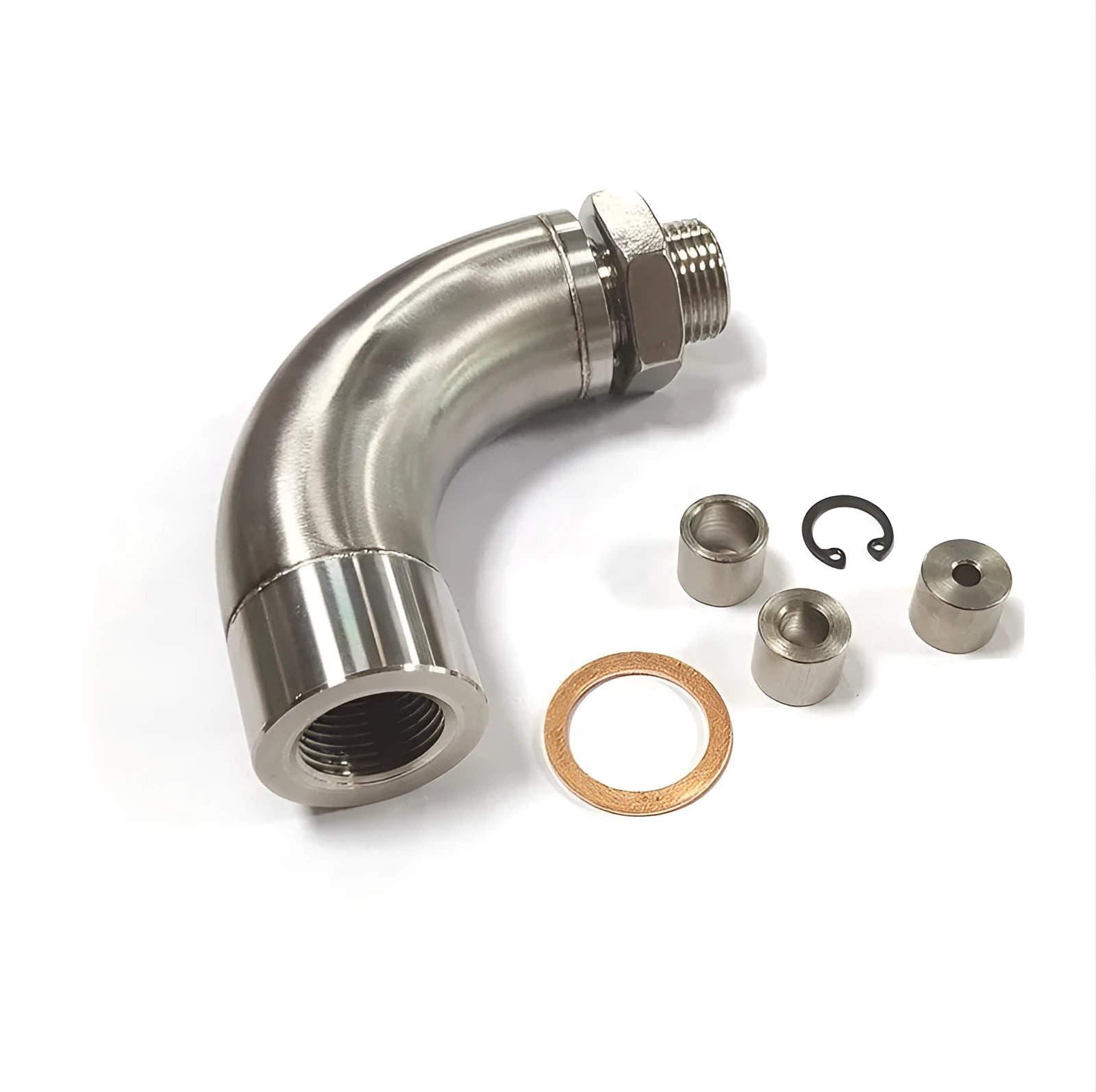 M18 x 1.5 automotive temperature sensor adapter with metal construction for car diagnostic applications
