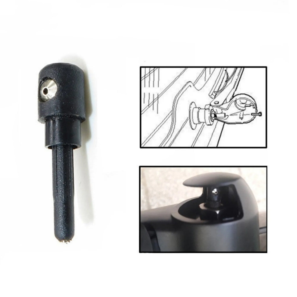 Black plastic rear wiper cover nozzle replacement part for Volkswagen Tiguan and Golf models