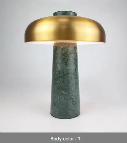 Alloy desk lamp with adjustable arm, touch control panel, and Type-C charging port