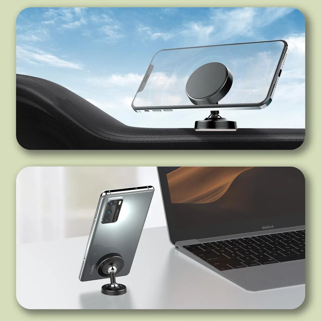 New car magnetic phone holder dashboard mount magnetic suction type black MG08 non-rechargeable