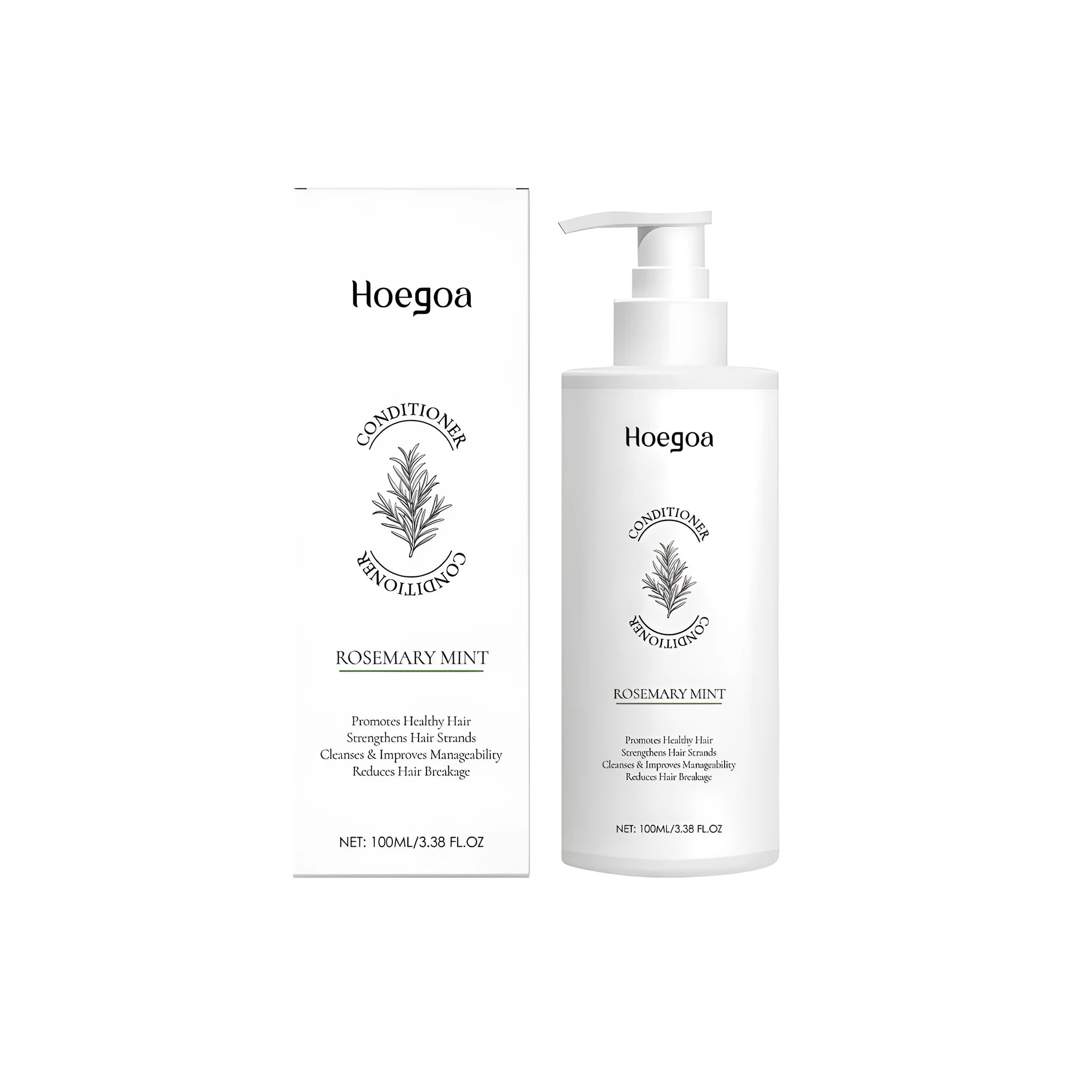 Rosemary Mint Conditioner 100ml bottle with green and white label
