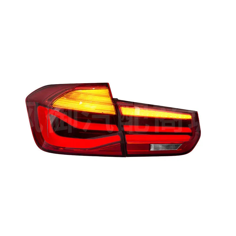 Modified BMW 3 Series tail light assembly with streamer LED pattern in red or smoked black finish