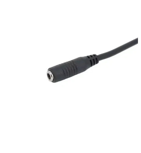 Black copper 22AWG DC power cord male to female plug