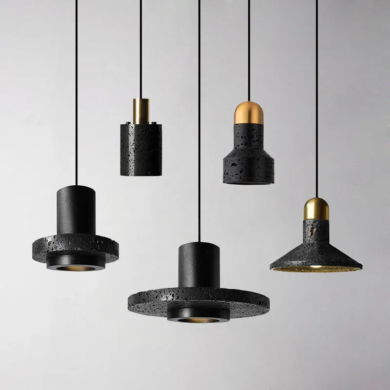 Industrial style iron bar chandelier light fixture with adjustable height