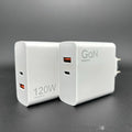 Blue gallium nitride charger with USB interface and European standard plug, fireproof material, 67W or 120W