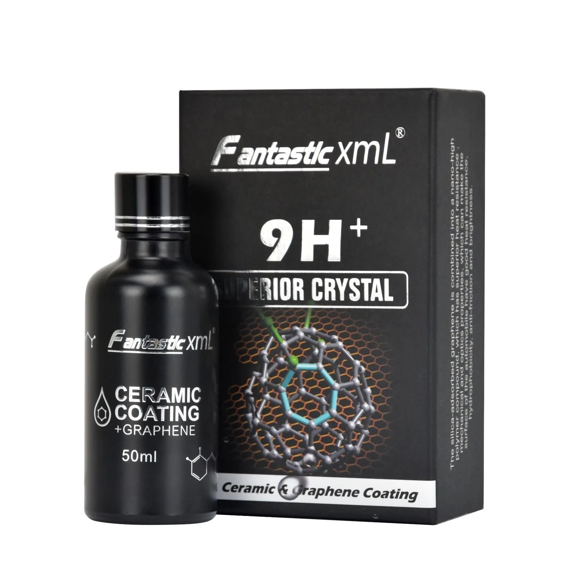 Automotive nano ceramic crystal coating 50ml graphene plated crystal silica-based paint protection in large box
