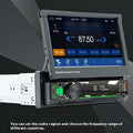 7-inch telescopic screen vehicle-borne Bluetooth player with CarPlay and Android car support, plastic and hardware build