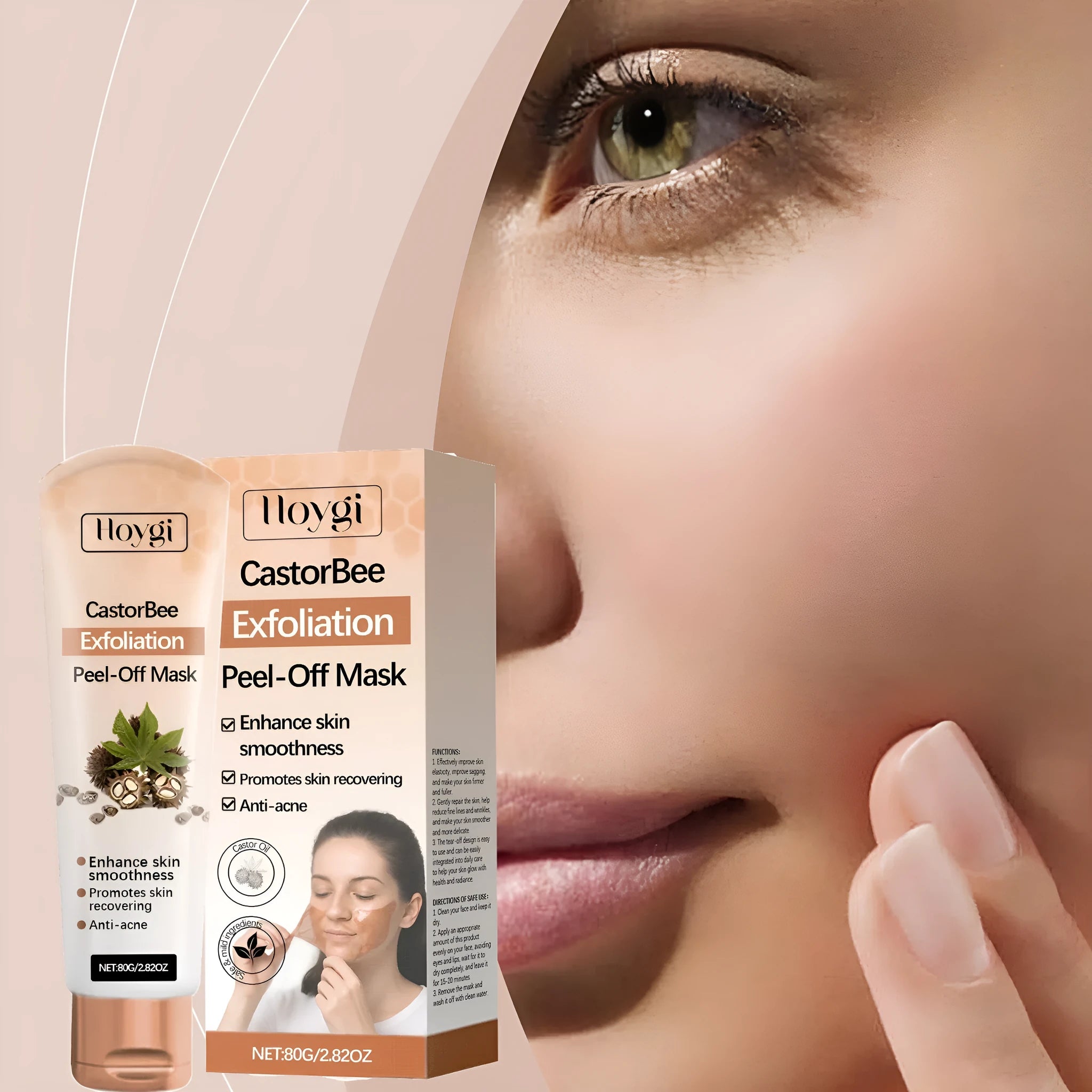 Mild Cutin Tearing Mask 80g jar with collagen and bee venom gel formula