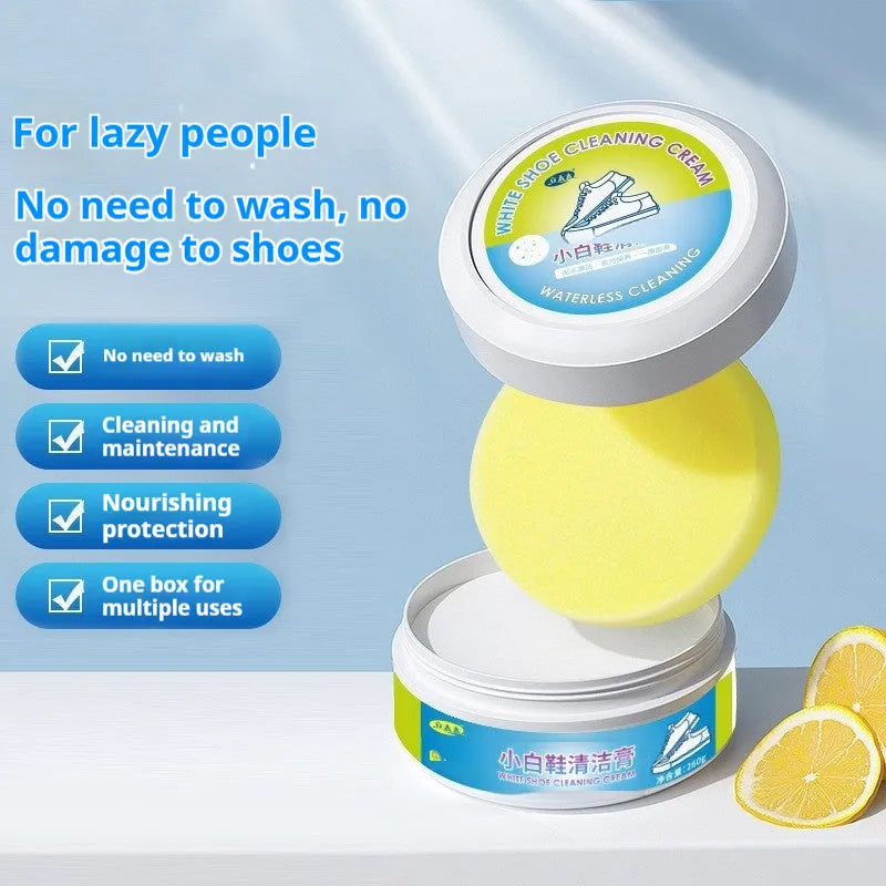 Multifunctional leather cleaning and maintenance care cream in 160g, 100g and 260g options with sponge