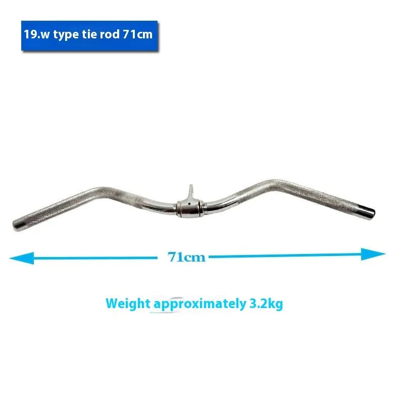 Stainless steel high pull-down handle gantry fitness accessory with white feathers grip
